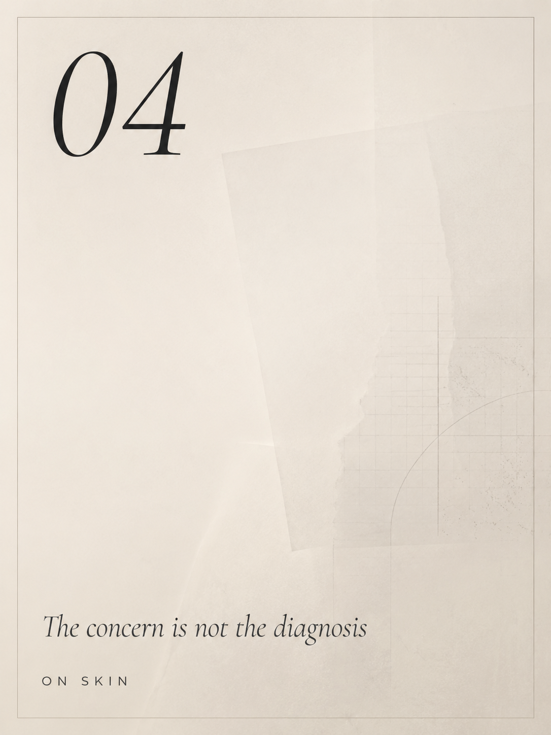 The concern is not the diagnosis