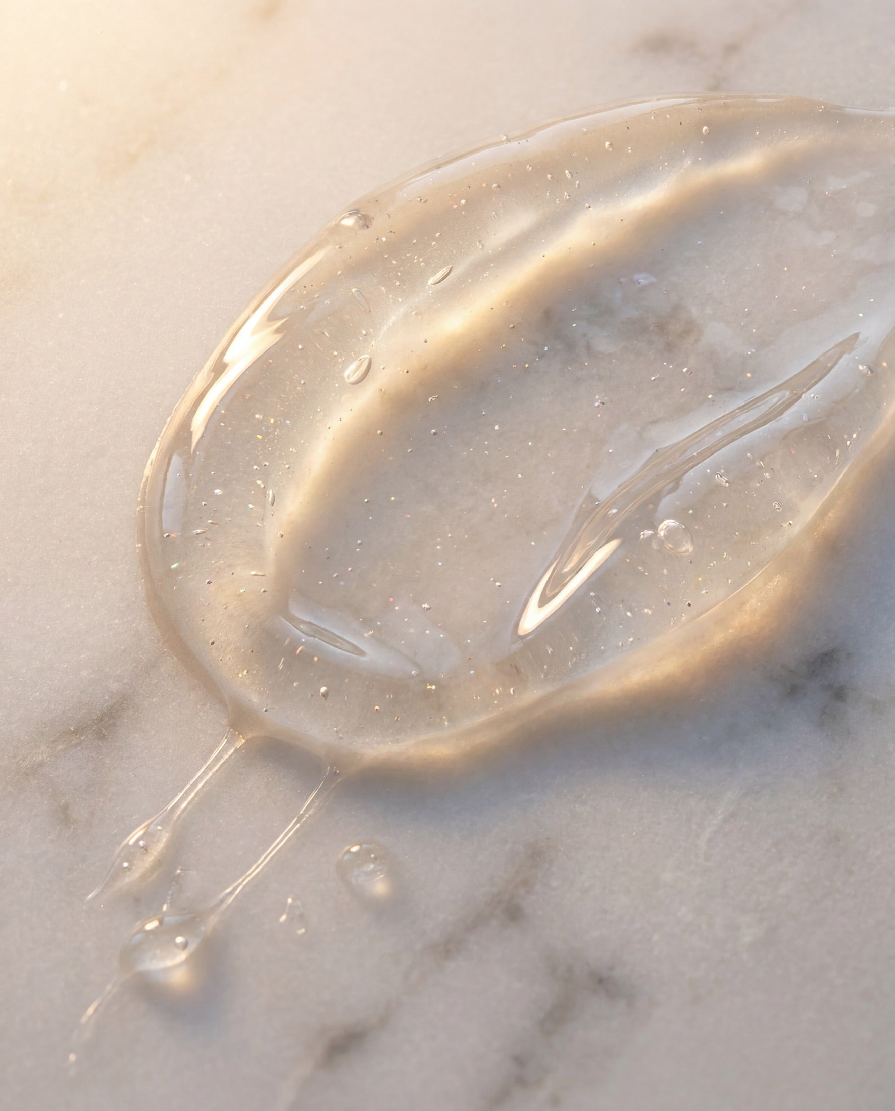 VEIL frame 02 · texture on marble