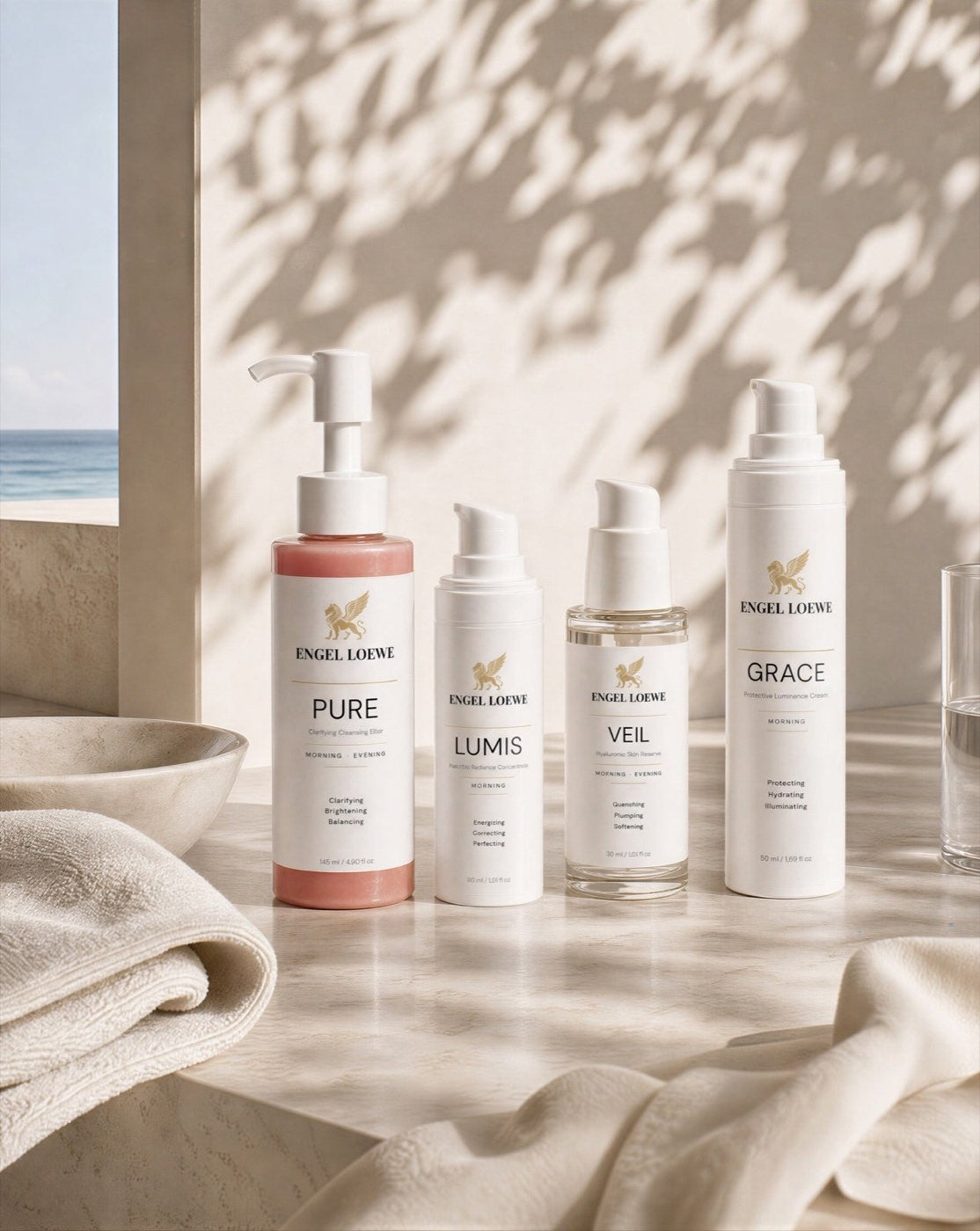 The Morning Ritual: four formulas on stone in morning light