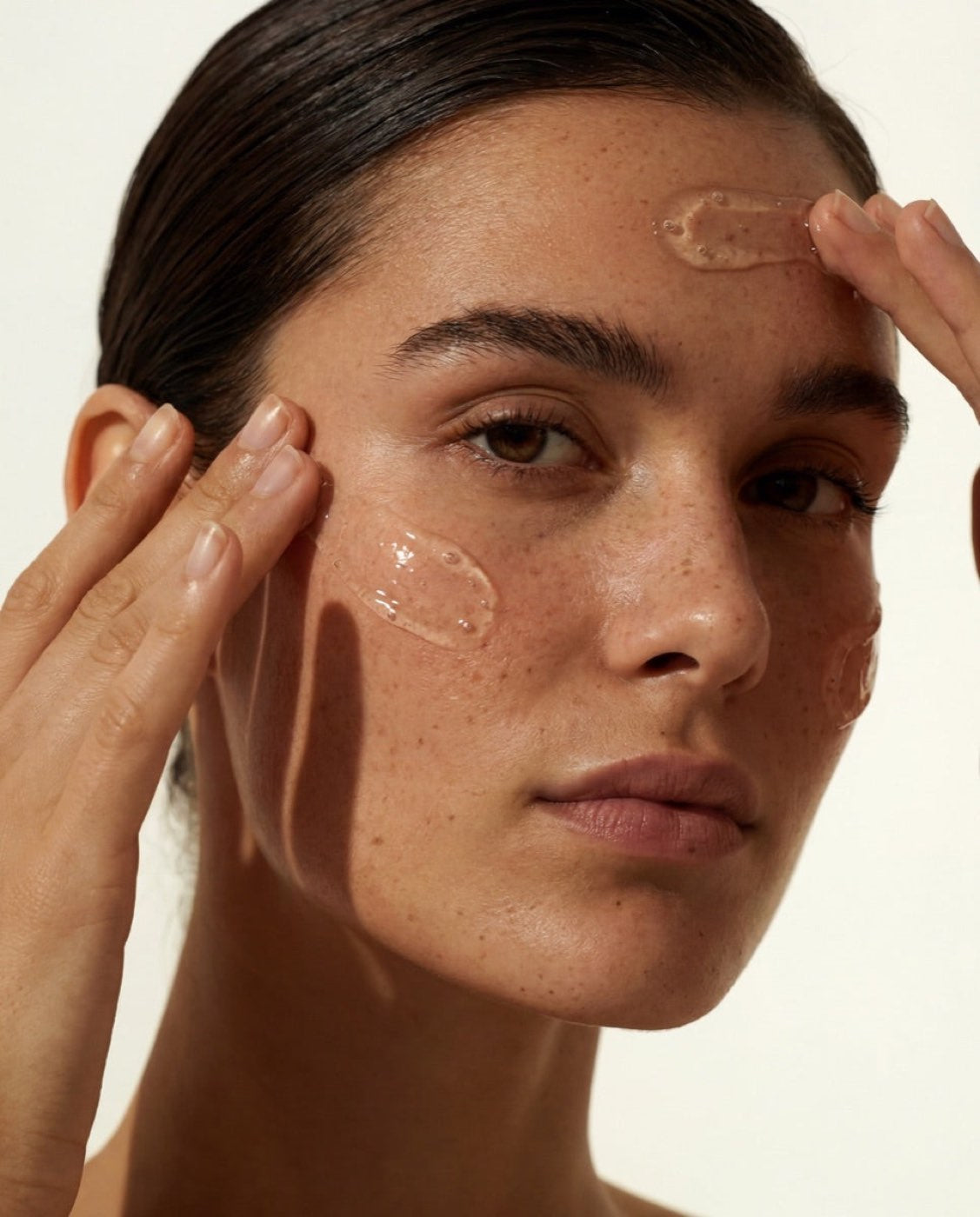 Hydration: VEIL applied to skin